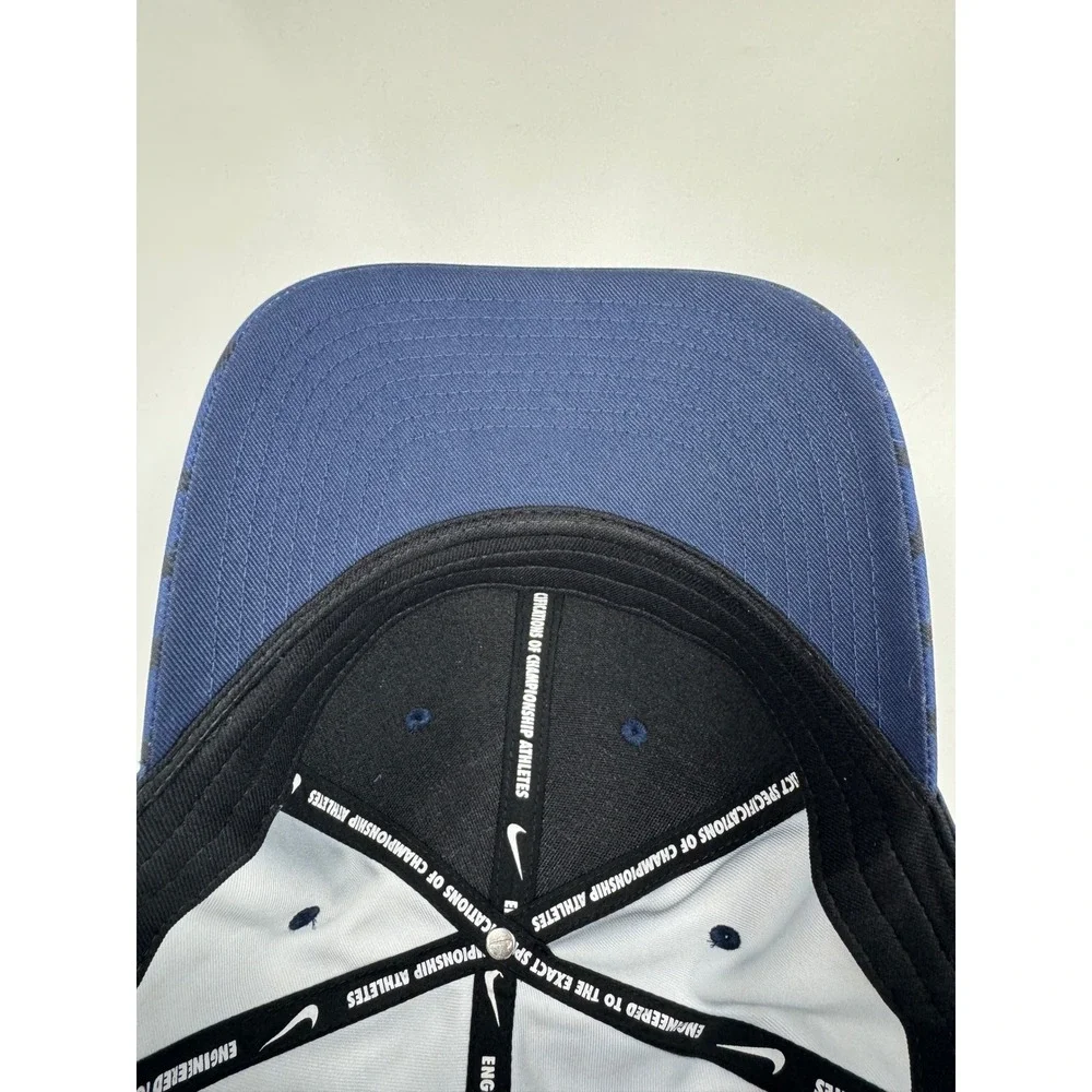 Nike USA Soccer National Team Rise Cap Navy Blue Star Print Snapback Hat OSFM